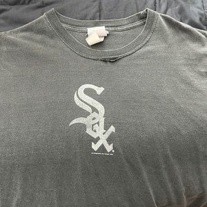 Vintage Washed Grey Chicago White Sox Oversized Shirt